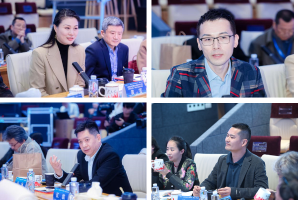 图为会上各界专家展开热情洋溢的交流发言